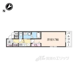 ルピナスイースト【3階】の間取り