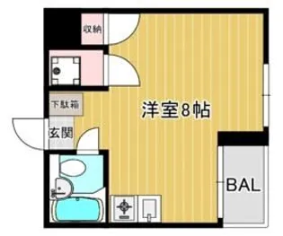 ウィンド南馬込【2階】の間取り