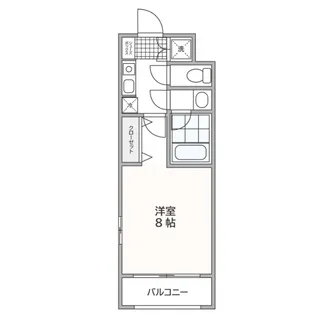 カーサ・モデルナ【2階】の間取り