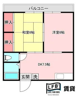 ハイツリベラル【2階】の間取り