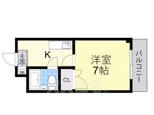 icrossAM野崎【3階】の間取り