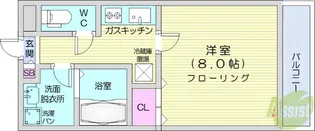 チュアリヒルズ1【5階】の間取り