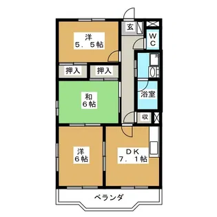 グレースA・I【3階】の間取り