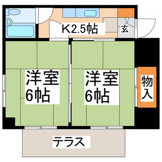 アメニティパレス【1階】の間取り