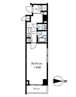ルーブル森下弐番館【2階】の間取り