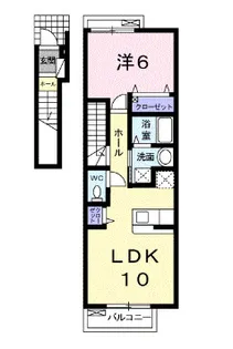 ファーストヒルズ【2階】の間取り