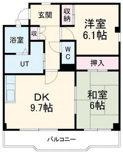 ル・ミエール上の山【2階】の間取り