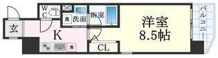 ヘスティア神戸【8階】の間取り