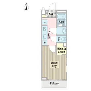 Aube Rivage【3階】の間取り