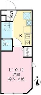 THE ROOM’S大森町駅前【1階】の間取り