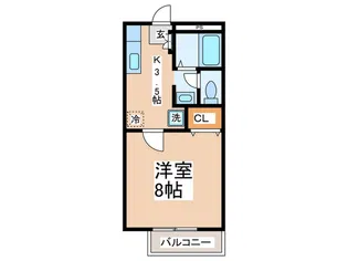 コ-ポ・コ-アイ【1階】の間取り