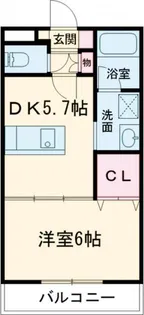 コンソラトゥール【2階】の間取り