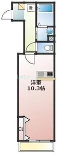 パルテノンF【1階】の間取り