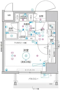 Le a横濱関内弐番館【10階】の間取り