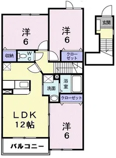 シュトラール【2階】の間取り