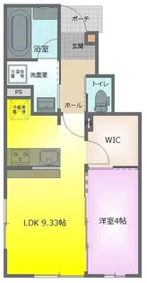 グランツリー連取 南棟【1階】の間取り