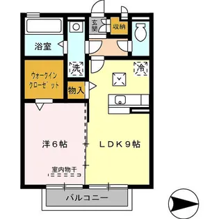 ルミナーレ栄田【1階】の間取り