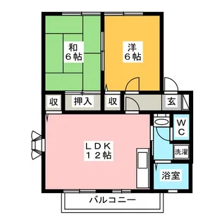 PAO日野B【2階】の間取り