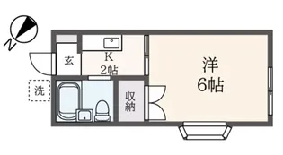 シルキーハイツ【2階】の間取り