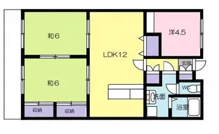 リベラル本町【1階】の間取り