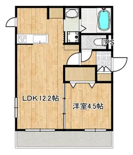 メゾンカンナII【3階】の間取り