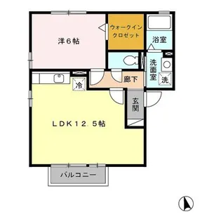 アメニティ A【2階】の間取り