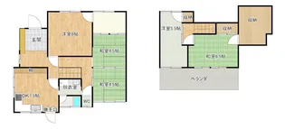 愛媛県新居浜市平形町【一戸建】の間取り