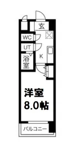 Mv.imp大阪鶴橋【3階】の間取り