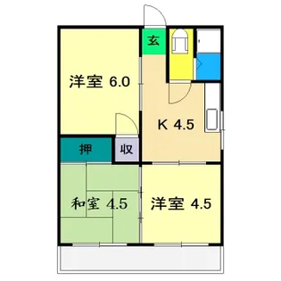 町田コーポ【3階】の間取り