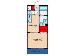 アルカディア【1階】の間取り