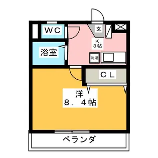 CBドリーム関山III【3階】の間取り