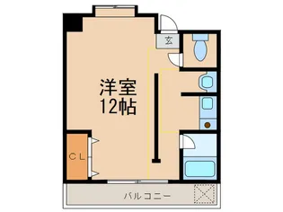 パークハウス布池【1階】の間取り