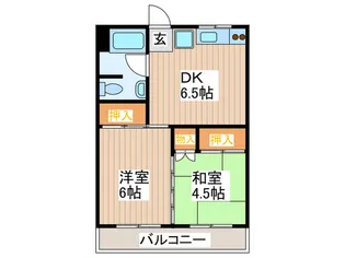 桜マンション【3階】の間取り