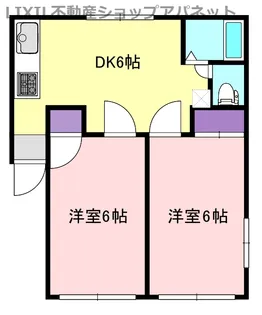 コーポカルテット【2階】の間取り