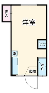 コーポめだか【2階】の間取り