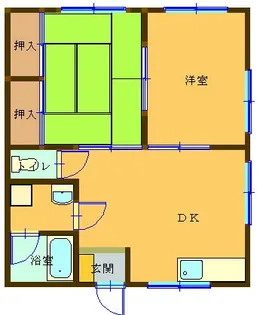 ハイツサクセス【2階】の間取り