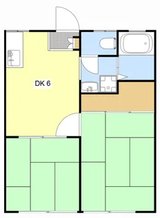 大東ハイツ【1階】の間取り