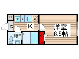 プランドール北柏【1階】の間取り