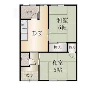 紫ハイツ【1階】の間取り