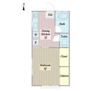 コーポSUZUKI【2階】の間取り