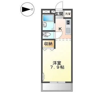 キャンベルハイム【1階】の間取り