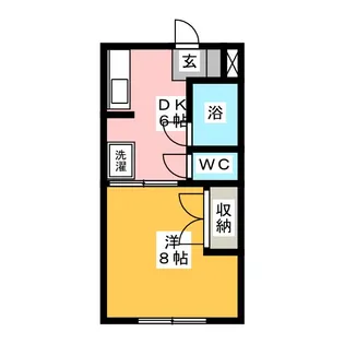 キャロット和馬【1階】の間取り