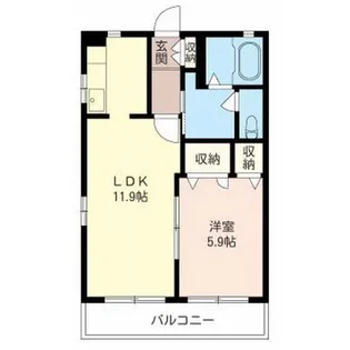 グレースK【1階】の間取り