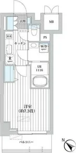 オーパスホームズ南行徳【3階】の間取り