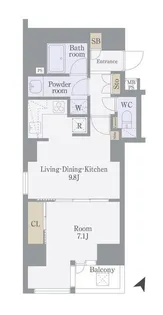 SYFORME KANDA【9階】の間取り