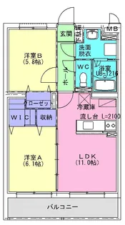 (仮称)日吉台マンション【4階】の間取り