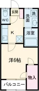 本町山岸ハイツ【2階】の間取り