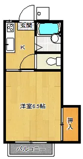 エトワールAbe【2階】の間取り