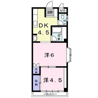 天野ビル【3階】の間取り