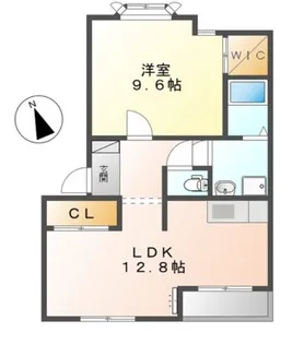 ブリリアント・ハイム【1階】の間取り